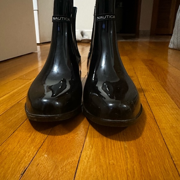 Black Nautica short rainboots - Picture 2 of 5